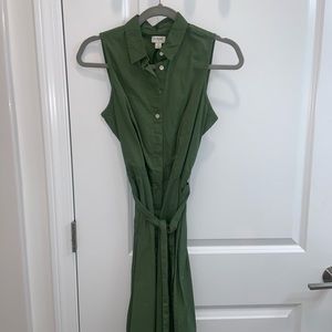 J. Crew green dress